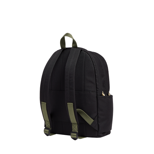 Evans Double Pocket Large Backpack Black