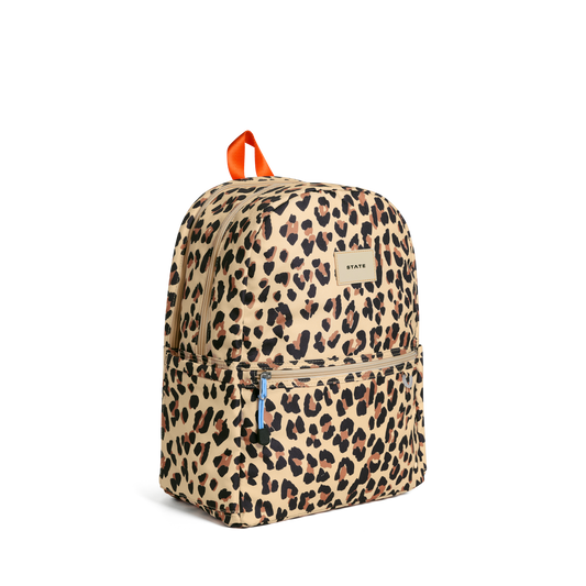 Kane Double Pocket Backpack Leopard