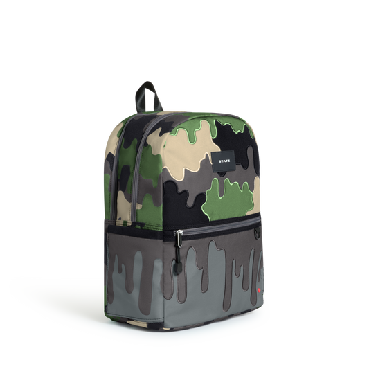 Kane Double Pocket Backpack Camo Drip
