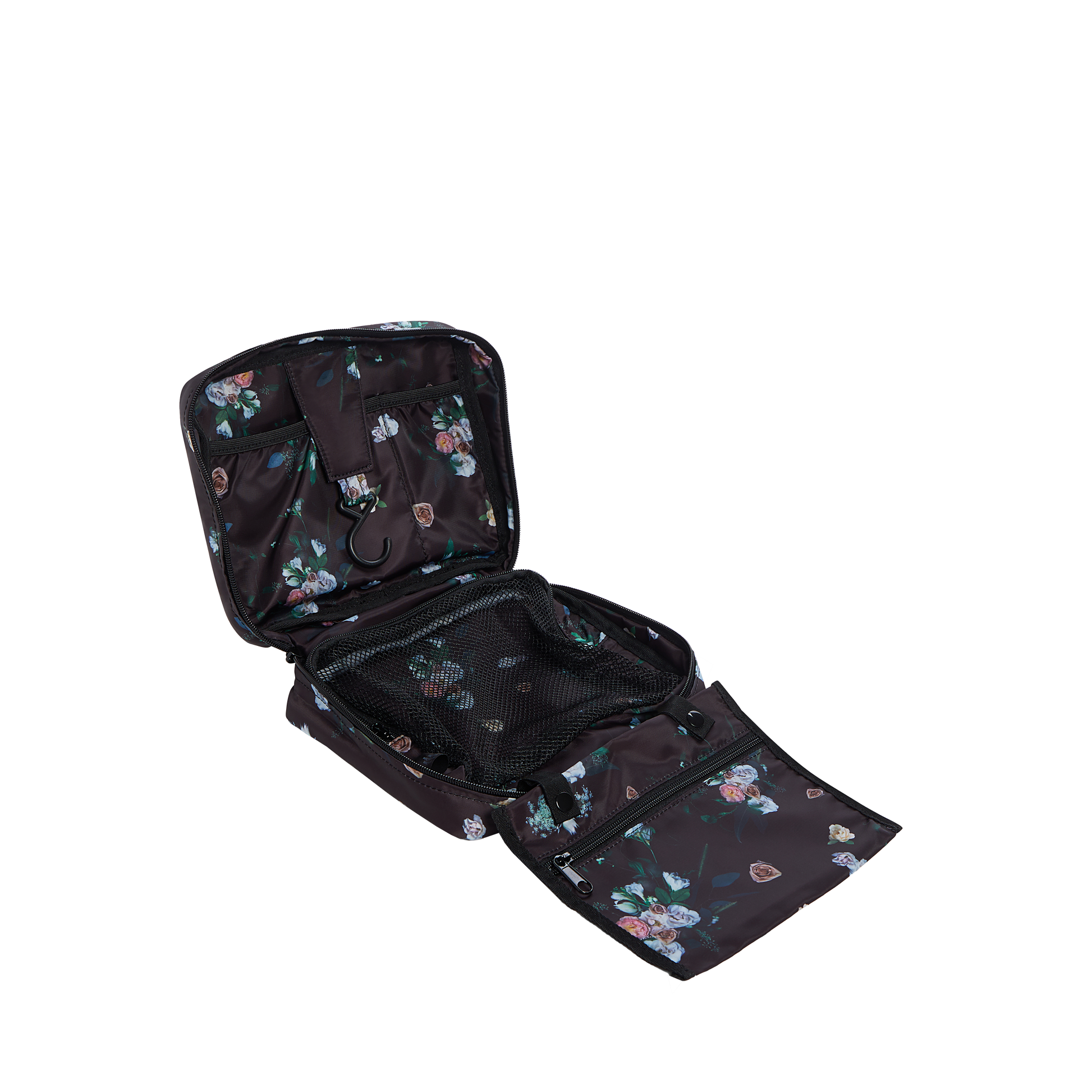 Bensen Toiletry Kit Black/Floral