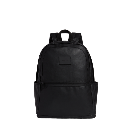 Evans Double Pocket Large Backpack Black