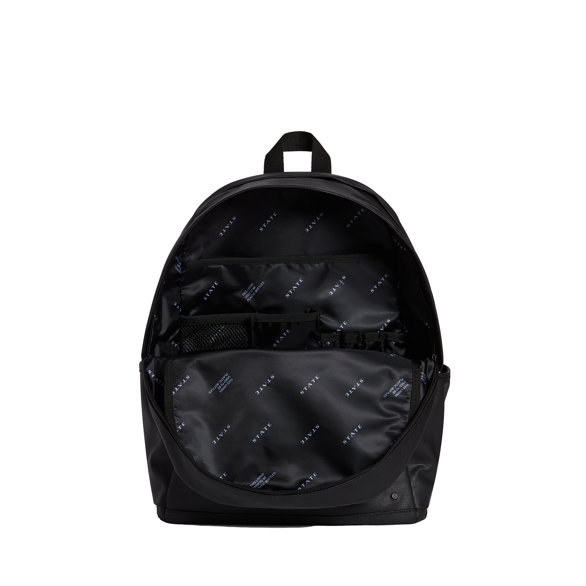 Evans Double Pocket Large Backpack Black