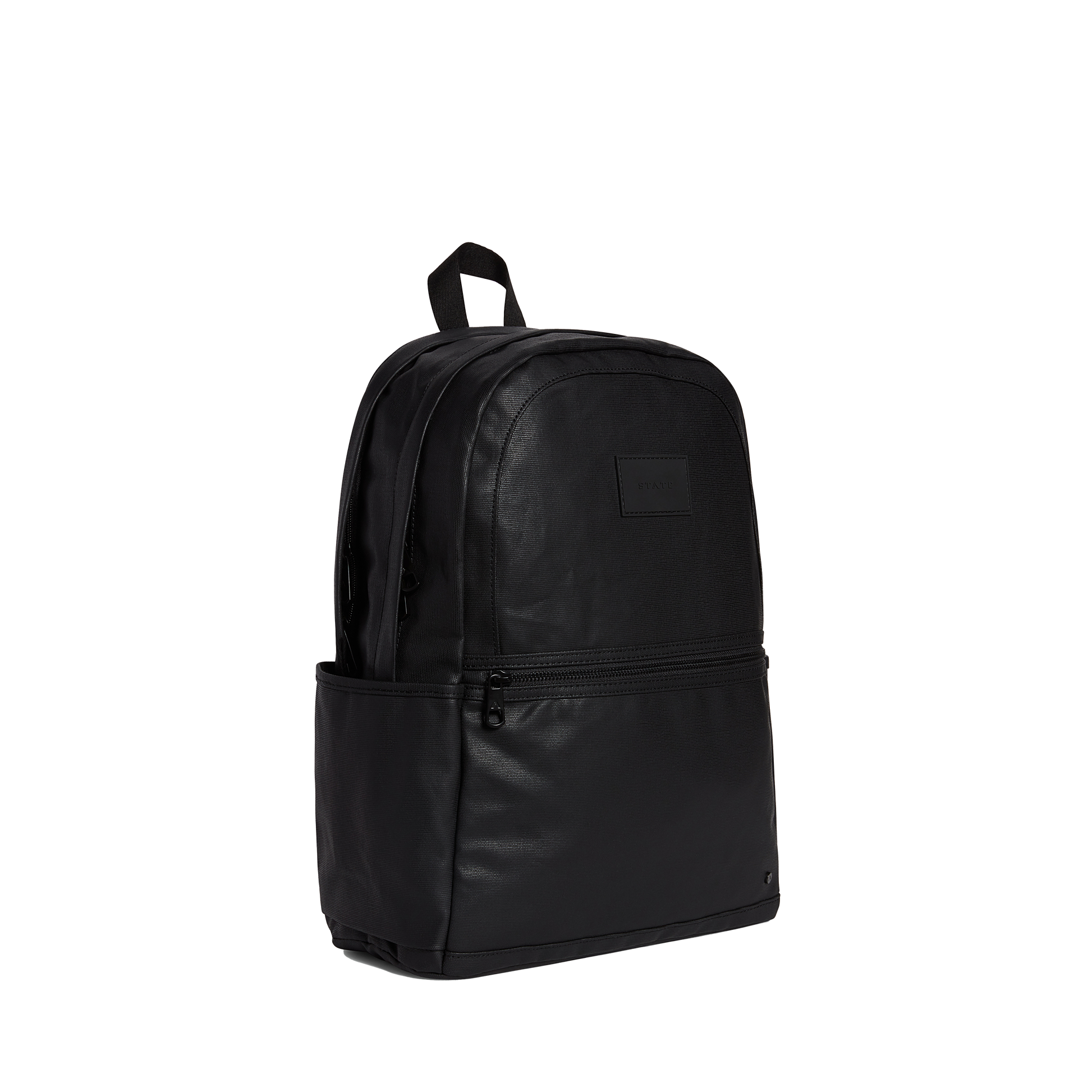 Evans Double Pocket Large Backpack Black