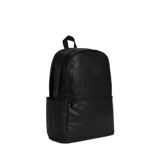 Evans Double Pocket Large Backpack Black