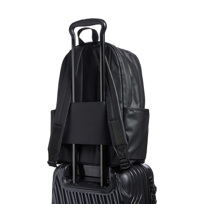 Evans Double Pocket Large Backpack Black