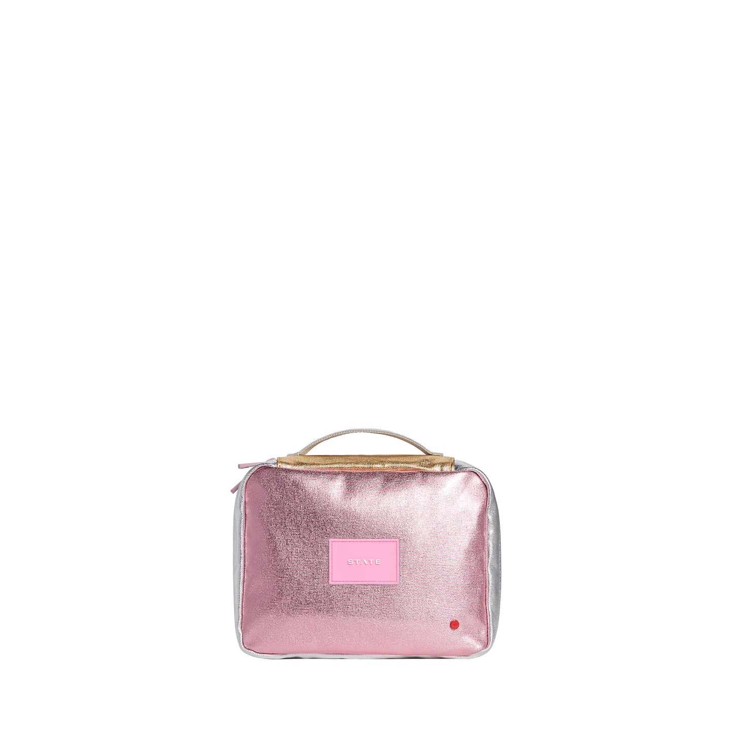 Bensen Toiletry Kit Pink/Silver