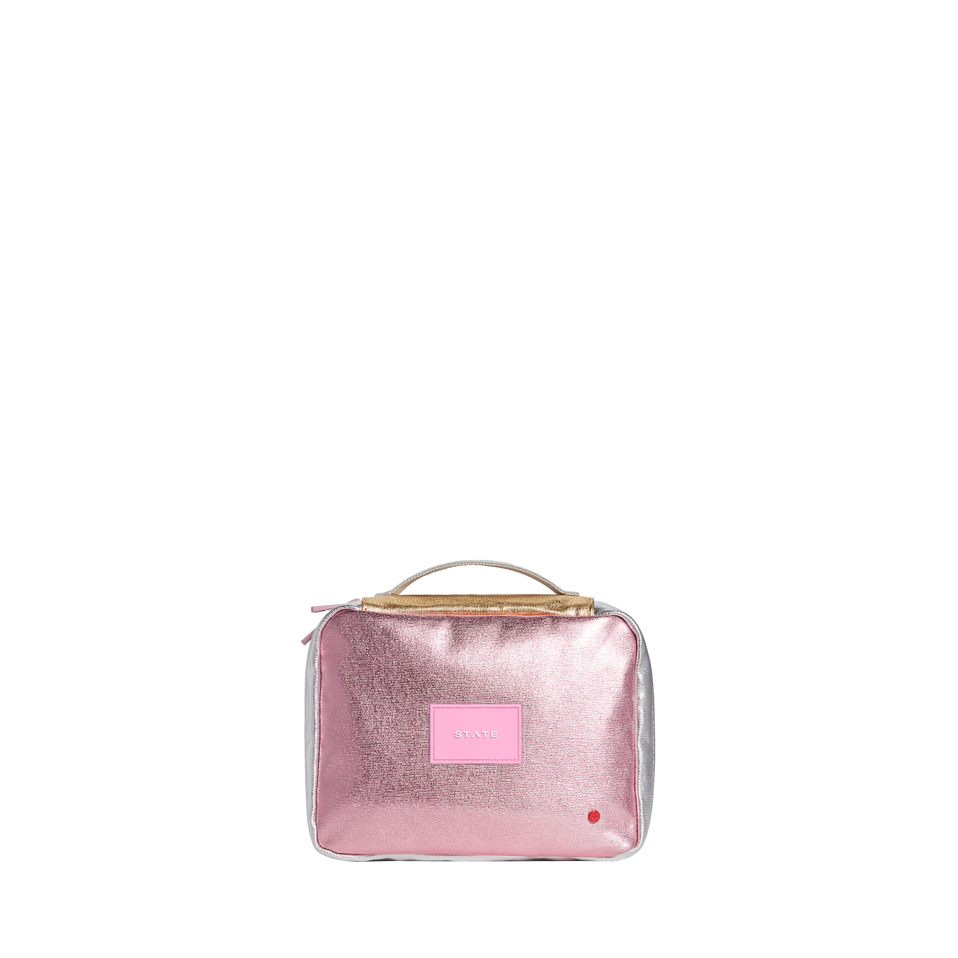 Bensen Toiletry Kit Pink/Silver