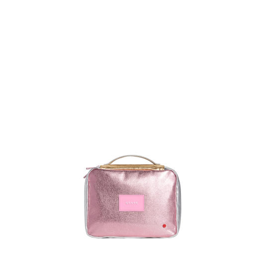 Bensen Toiletry Kit Pink/Silver