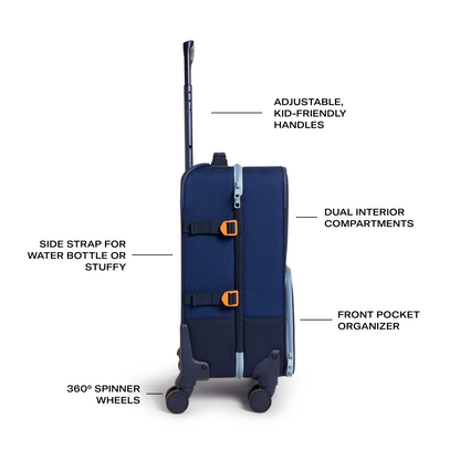 Logan Carry-On Suitcase Navy