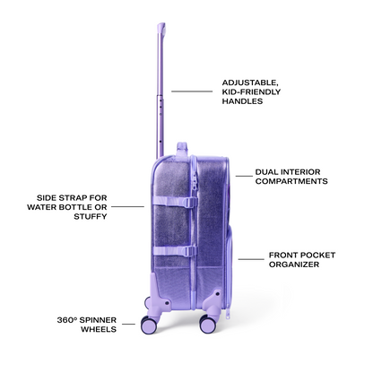 Logan Carry-On Suitcase 3D Hearts