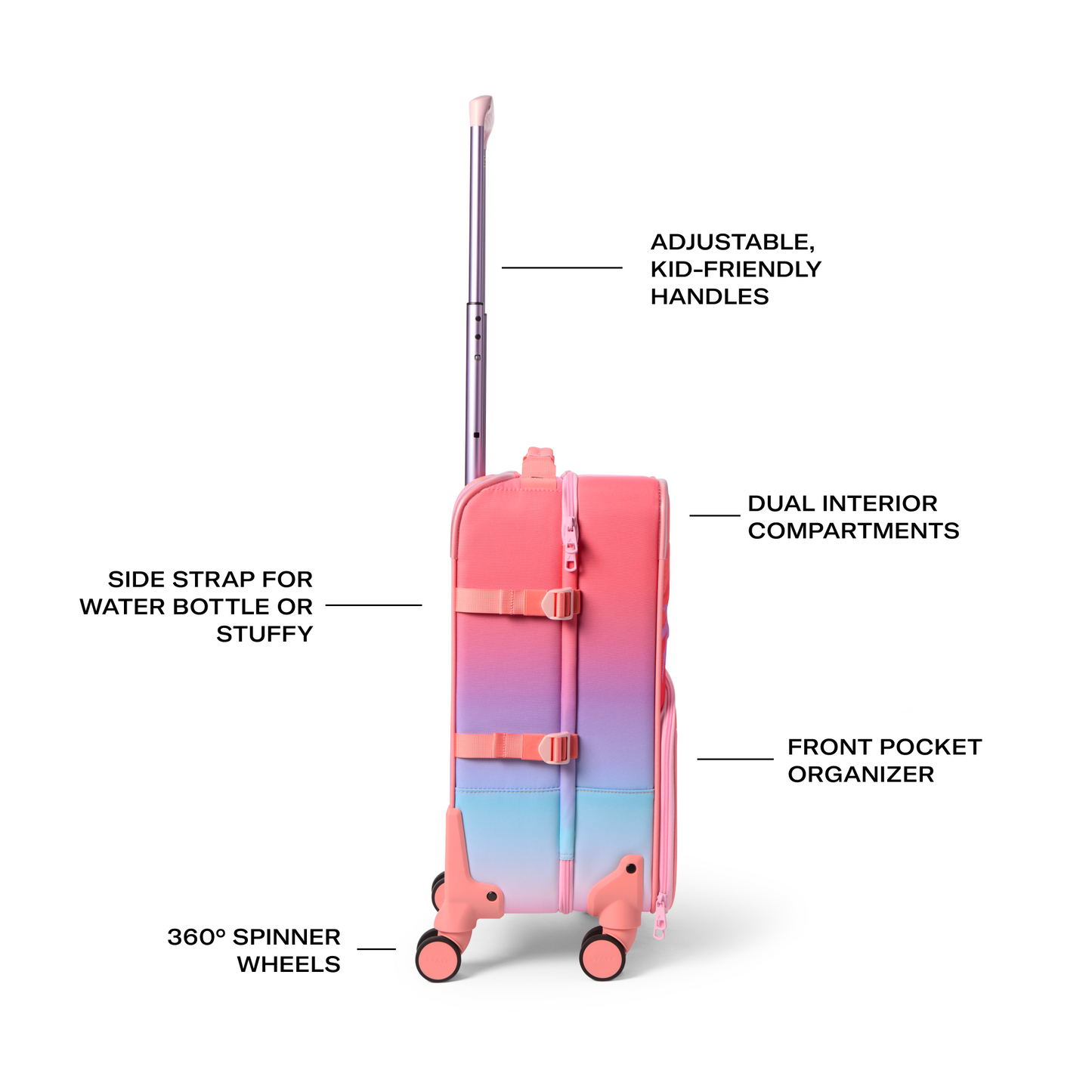 Logan Carry-On Suitcase Sunset Puffer