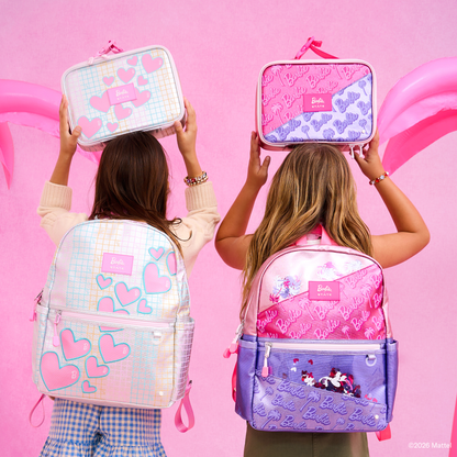 STATE x Barbie™ Rodgers Lunch Box Barbie™ Multi Grid & Hearts