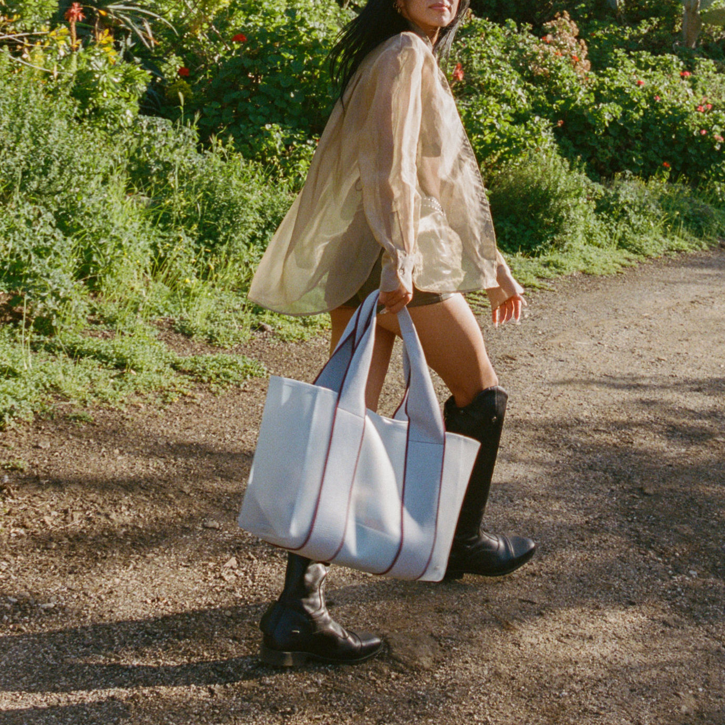 Wellington Cabana Tote Light Blue
