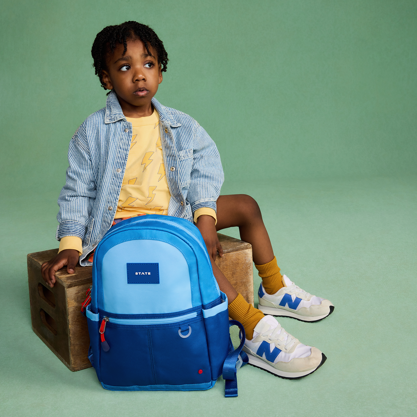 Kane Mini Backpack Blue/Light Blue Colorblock