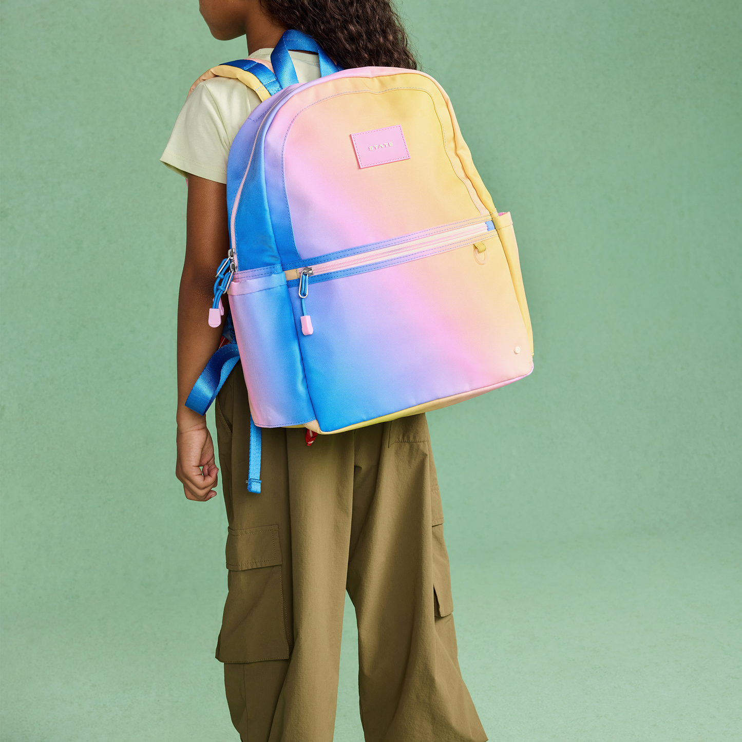 Kane Backpack Blue/Pink/Yellow Gradient