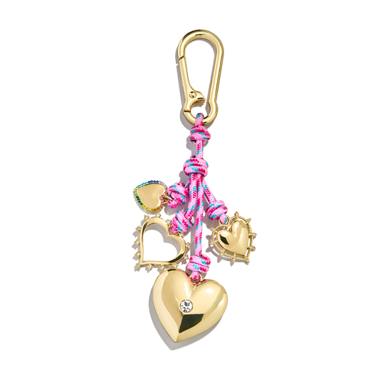 BaubleBar Heart Bag Charm Multi