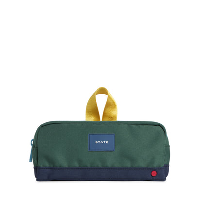 Clinton Pencil Case Green/Navy