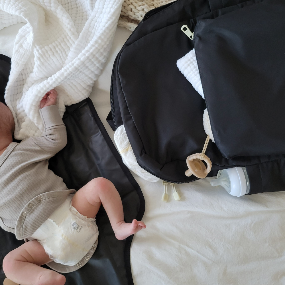 Lorimer Diaper Bag Black