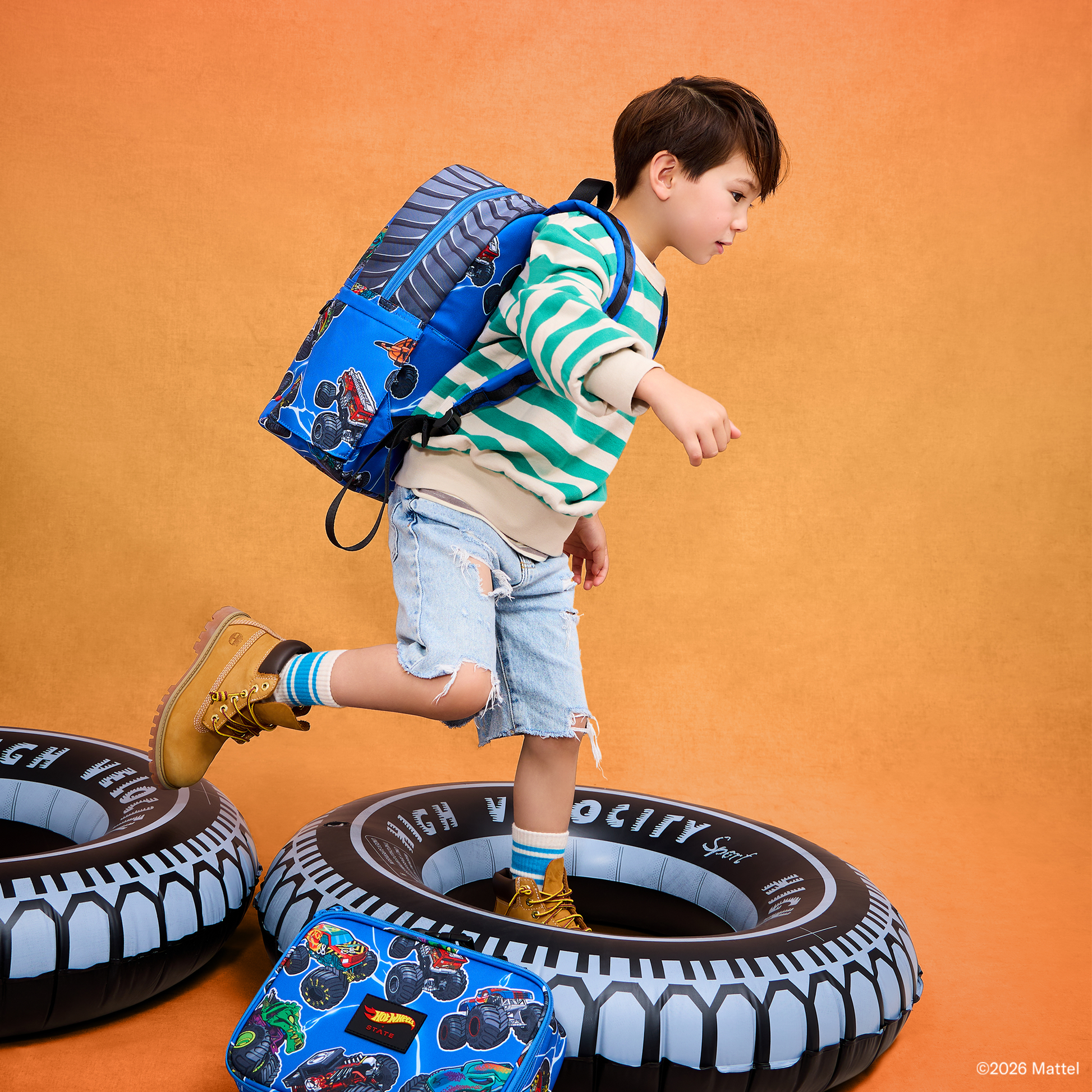STATE x Hot Wheels™ Kane Backpack Hot Wheels™ Falling Trucks