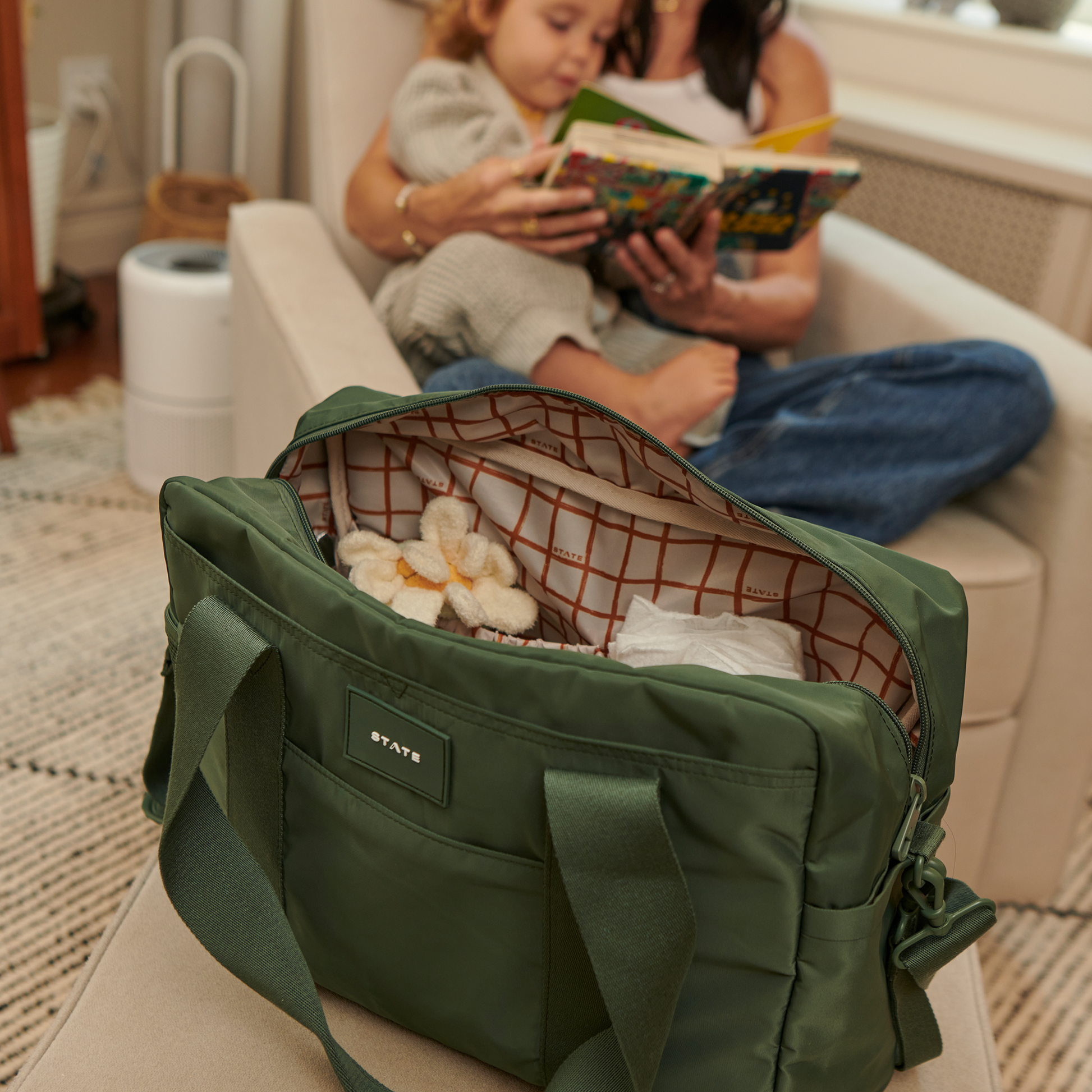 Jordan Diaper Tote Black
