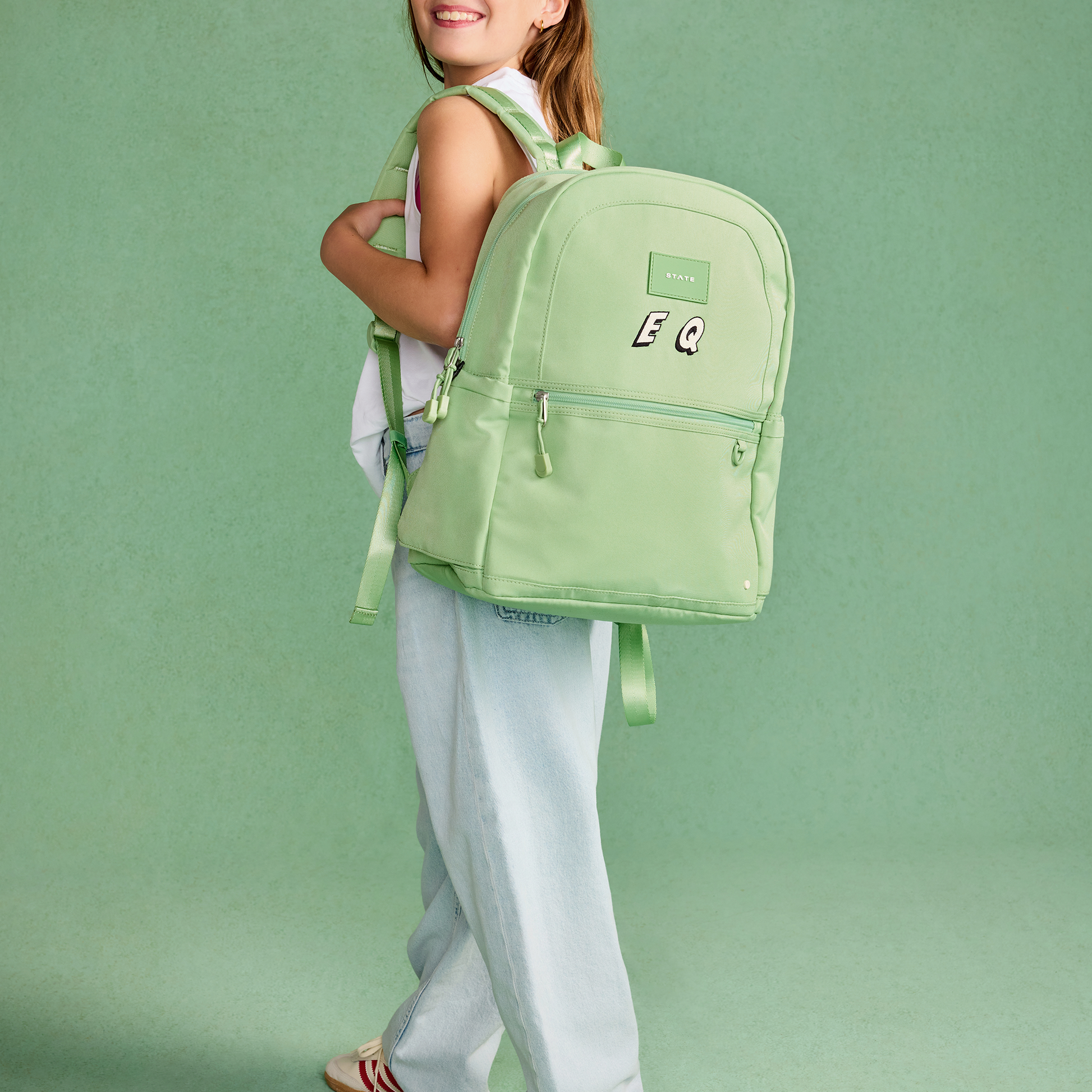 Kane Double Pocket Backpack Green