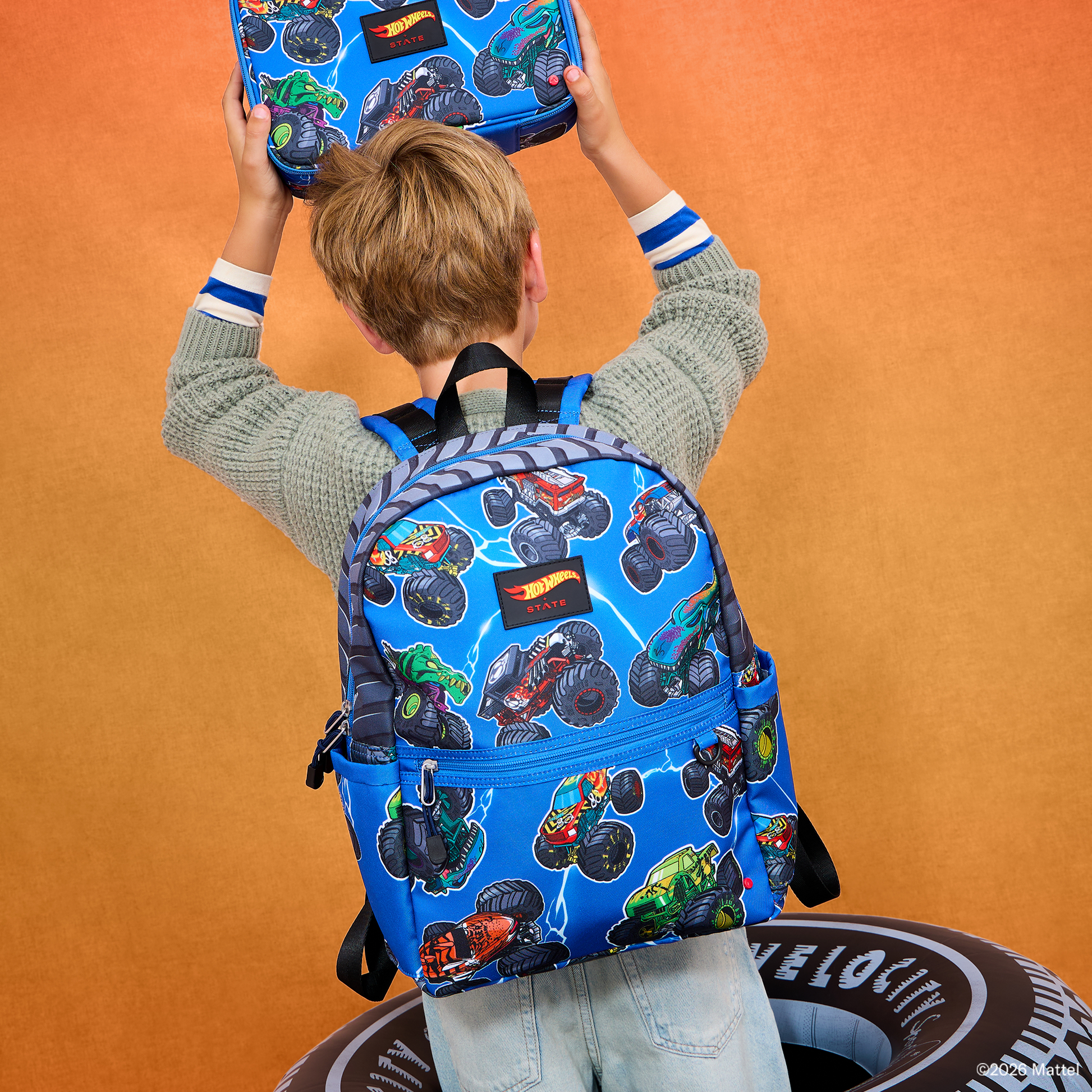 STATE x Hot Wheels™ Kane Backpack Hot Wheels™ Falling Trucks