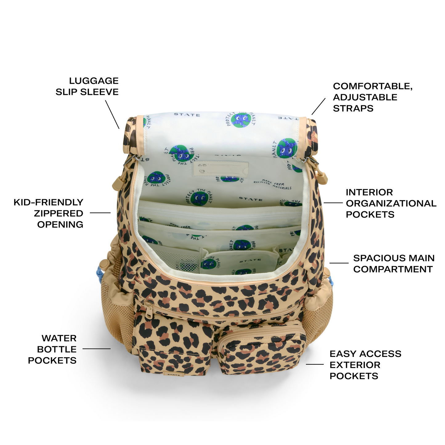 Charlie Rucksack Leopard