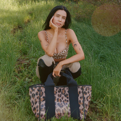 Wellington Cabana Tote Leopard