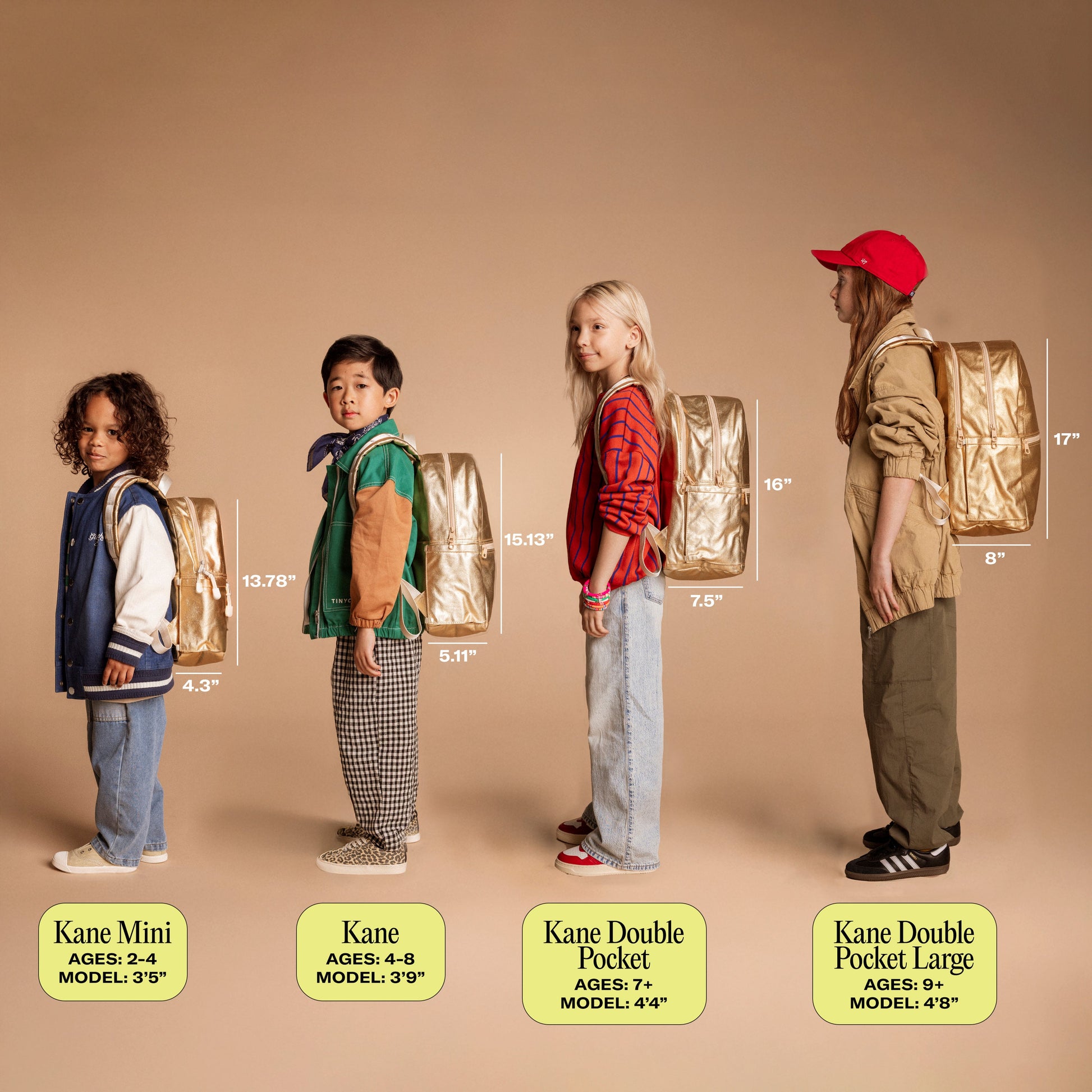 Kane Double Pocket Backpack Leopard
