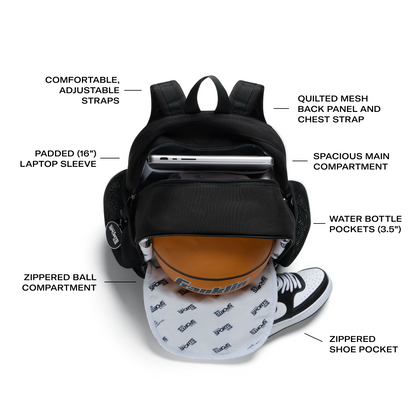 Ozzie Ball Backpack Black