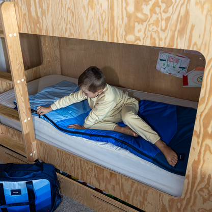 Redwood Sleeping Bag Blue Chevron