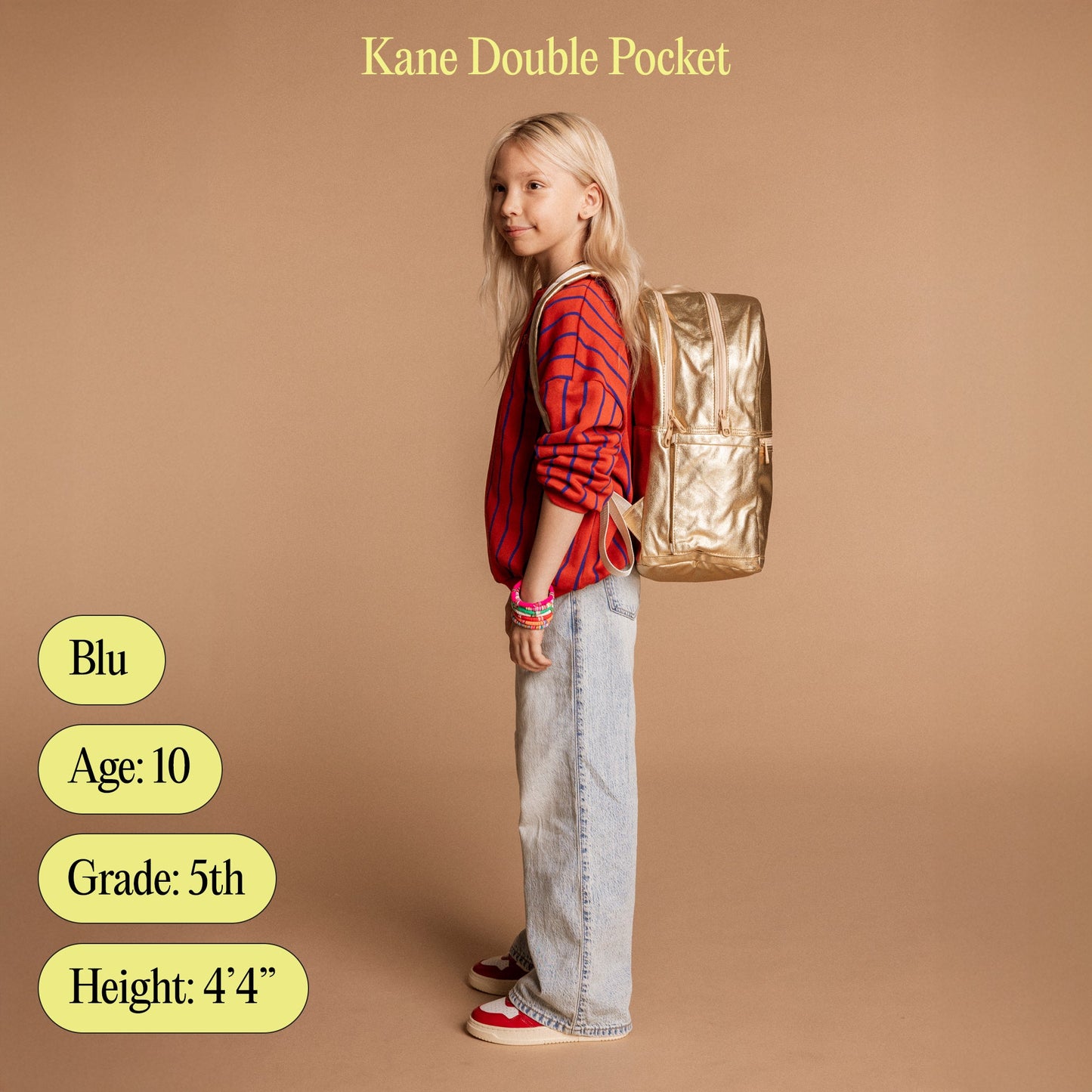 Kane Double Pocket Backpack Fuzzy Bolt