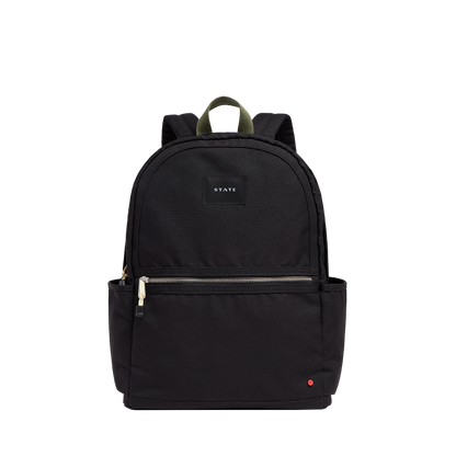 Evans Double Pocket Large Backpack Black
