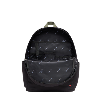 Evans Double Pocket Large Backpack Black