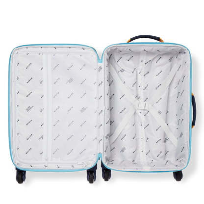 Logan Carry-On Suitcase Green/Navy