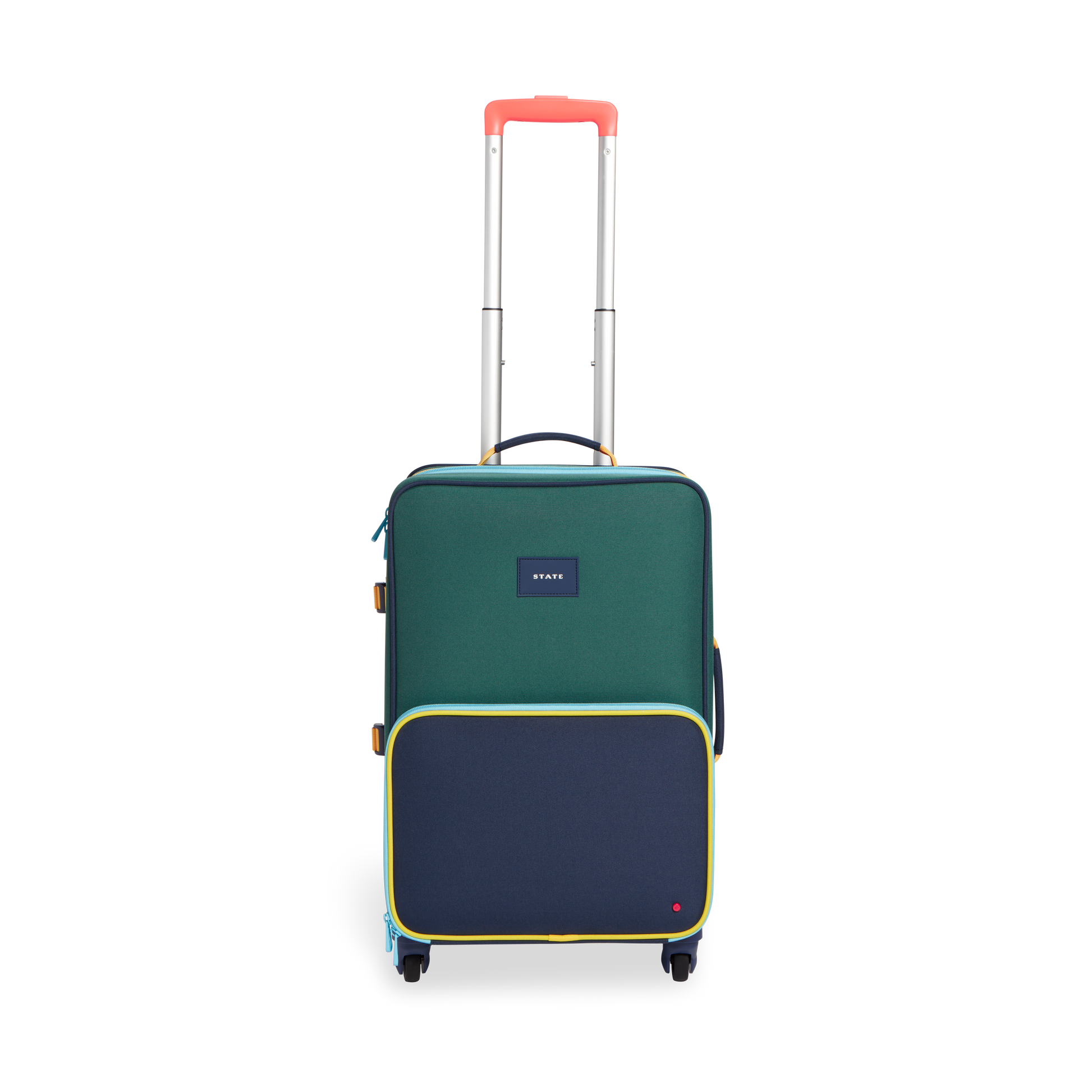 Logan Carry-On Suitcase Green/Navy