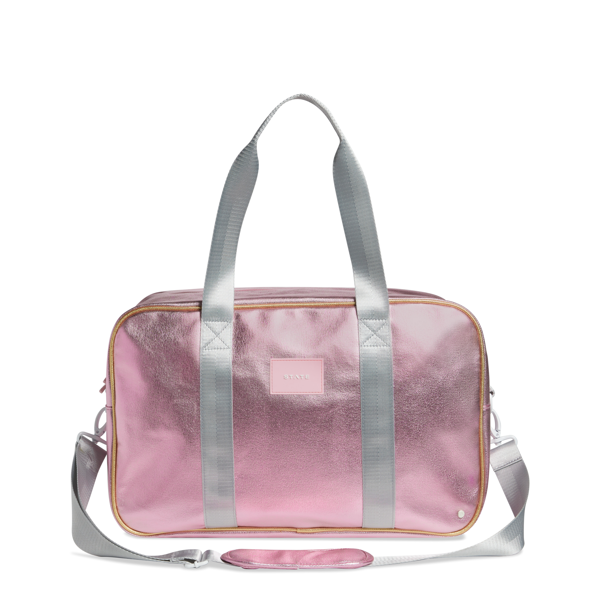 Rockaway Duffle Pink/Silver