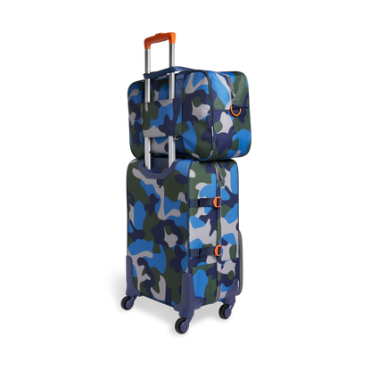 Rockaway Duffle Blue Checkerboard