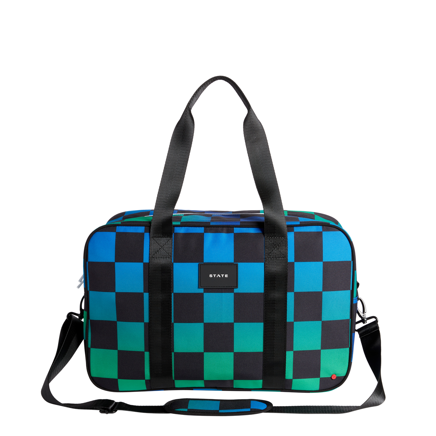 Rockaway Duffle Blue Checkerboard
