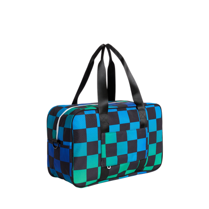 Rockaway Duffle Blue Checkerboard
