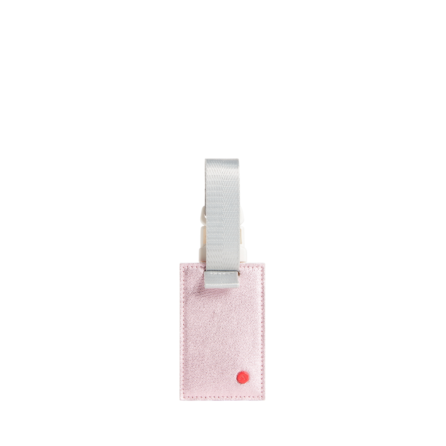 Logan Luggage Tag Pink/Silver