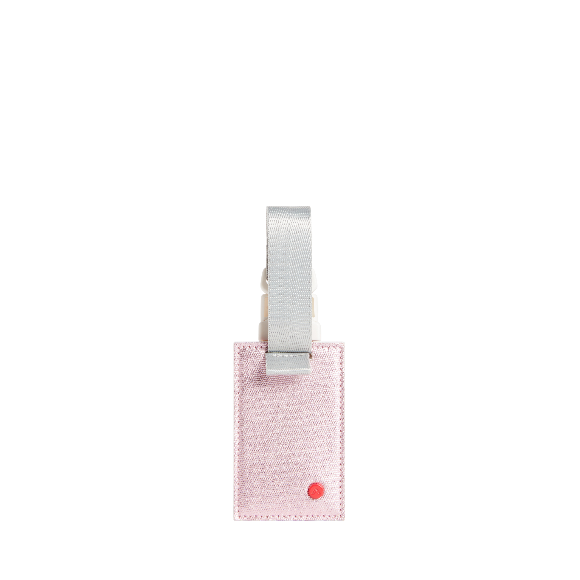 Logan Luggage Tag Pink/Silver