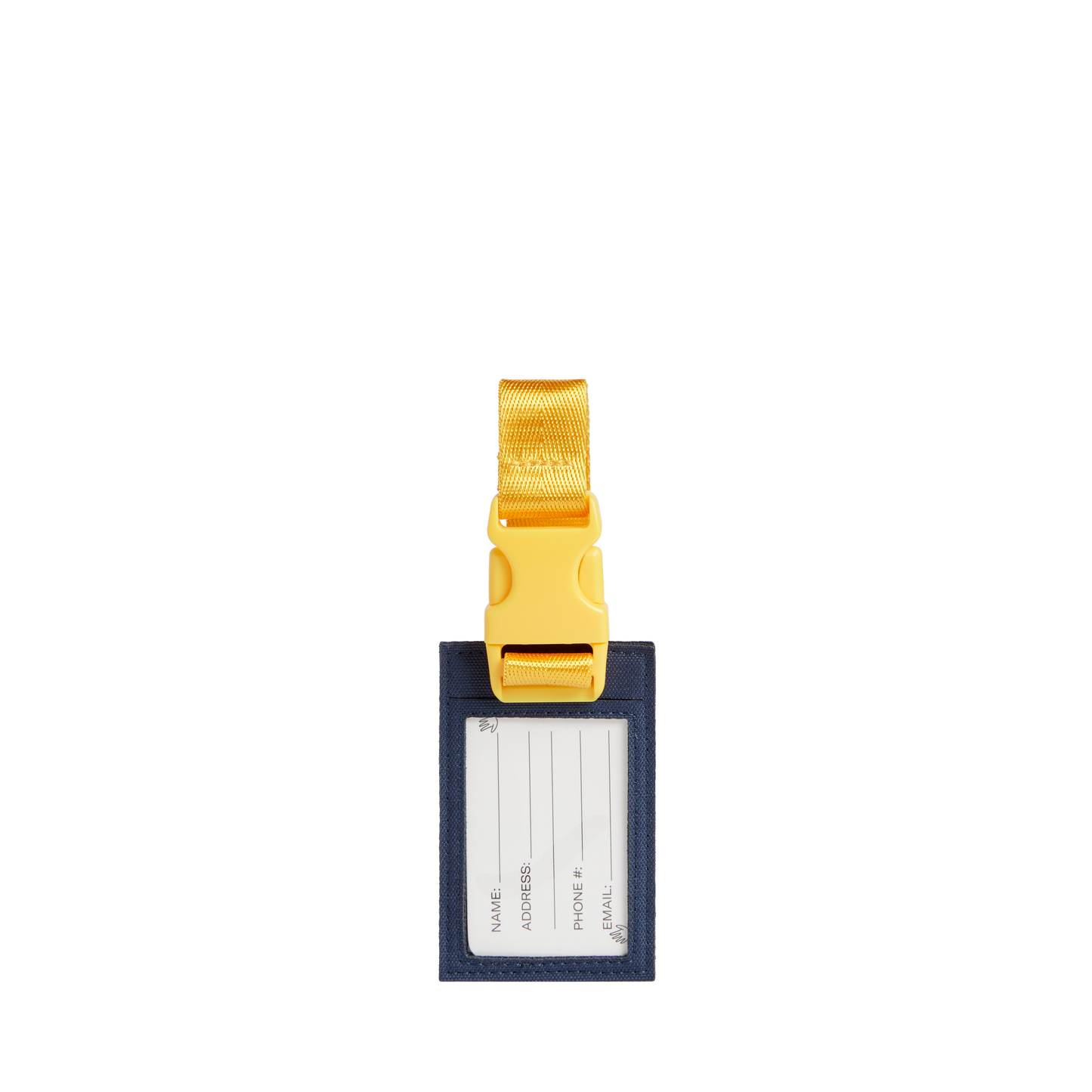 Logan Luggage Tag Green/Navy