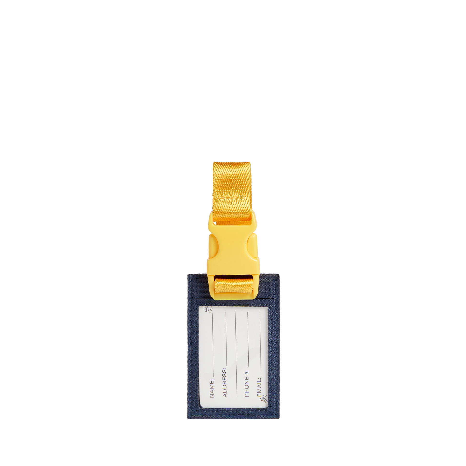 Logan Luggage Tag Green/Navy