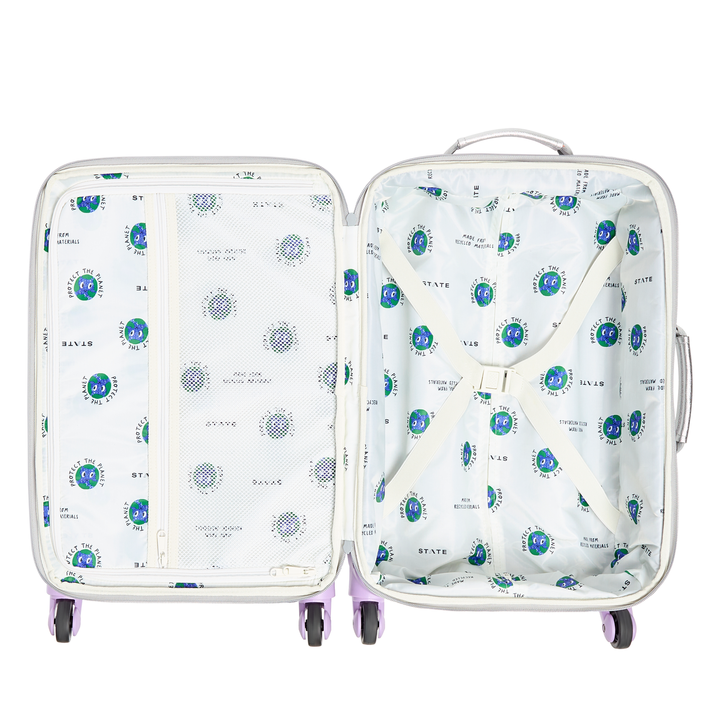 Logan Carry-On Suitcase Patchwork Hearts