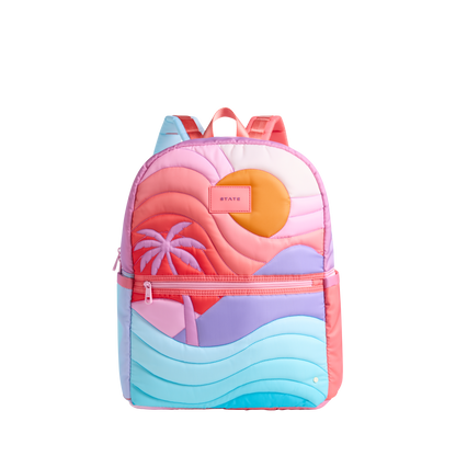 Kane Double Pocket Backpack Sunset Puffer