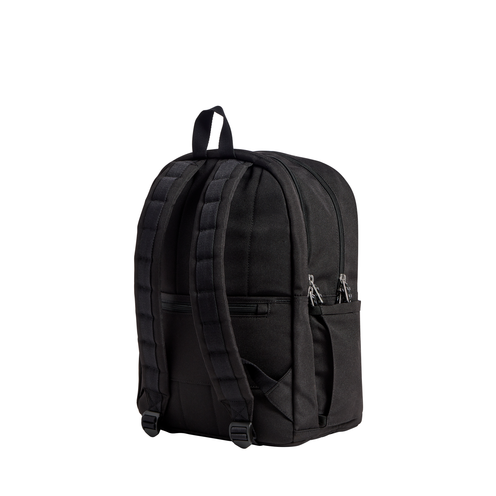 Evans Double Pocket Backpack Black