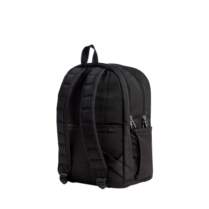 Evans Double Pocket Backpack Black