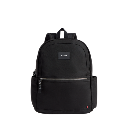 Evans Double Pocket Backpack Black