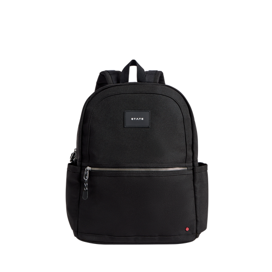 Evans Double Pocket Backpack Black